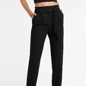 Express High Waisted Paperbag Ankle Pant (6 Long)